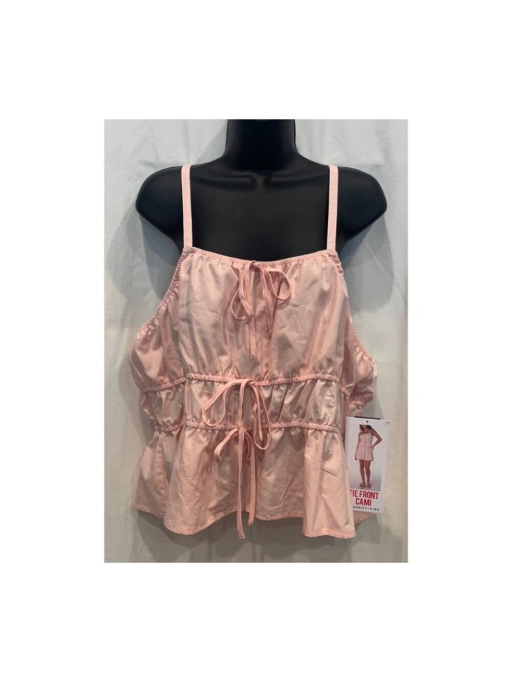 Women's XXXL Summer Tie Front Top